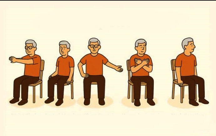 OLAH RAGA KURSI MUDAH UNTUK LANSIA